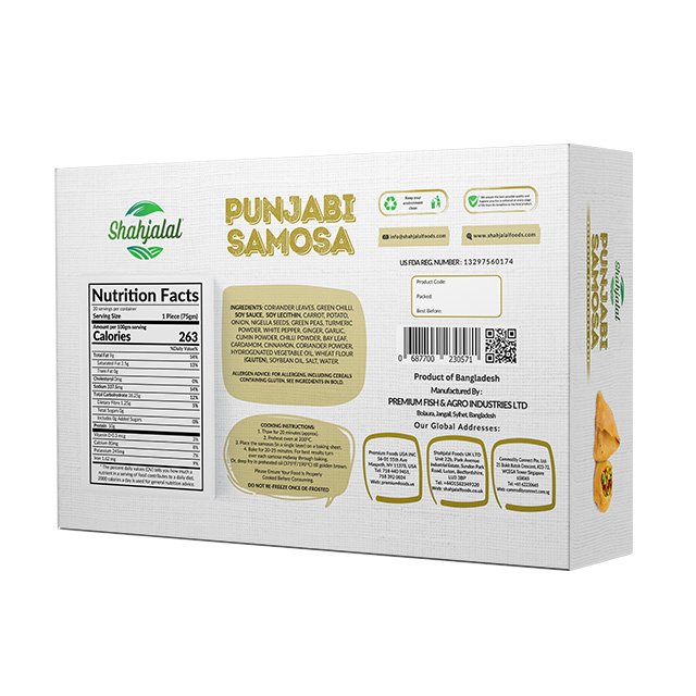 Shahjalal Punjabi Samosa 20 Pcs - Image 2